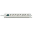 EAN 4007123624324 - Brennenstuhl 1955580100 base múltiple 3 m 8 salidas AC Gris imagen 1