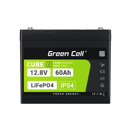 EAN 5904326374850 - Green Cell LFPGC12V60AH batería para sistema ups Fosfato de hierro-litio (LiFePo4) 12,8 V 60 Ah imagen 11