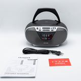 EAN 8435256898439 - Aiwa BBTU-400SL sistema estéreo portátil Analógico y digital 6 W FM Plata Reproducción MP3 imagen 11