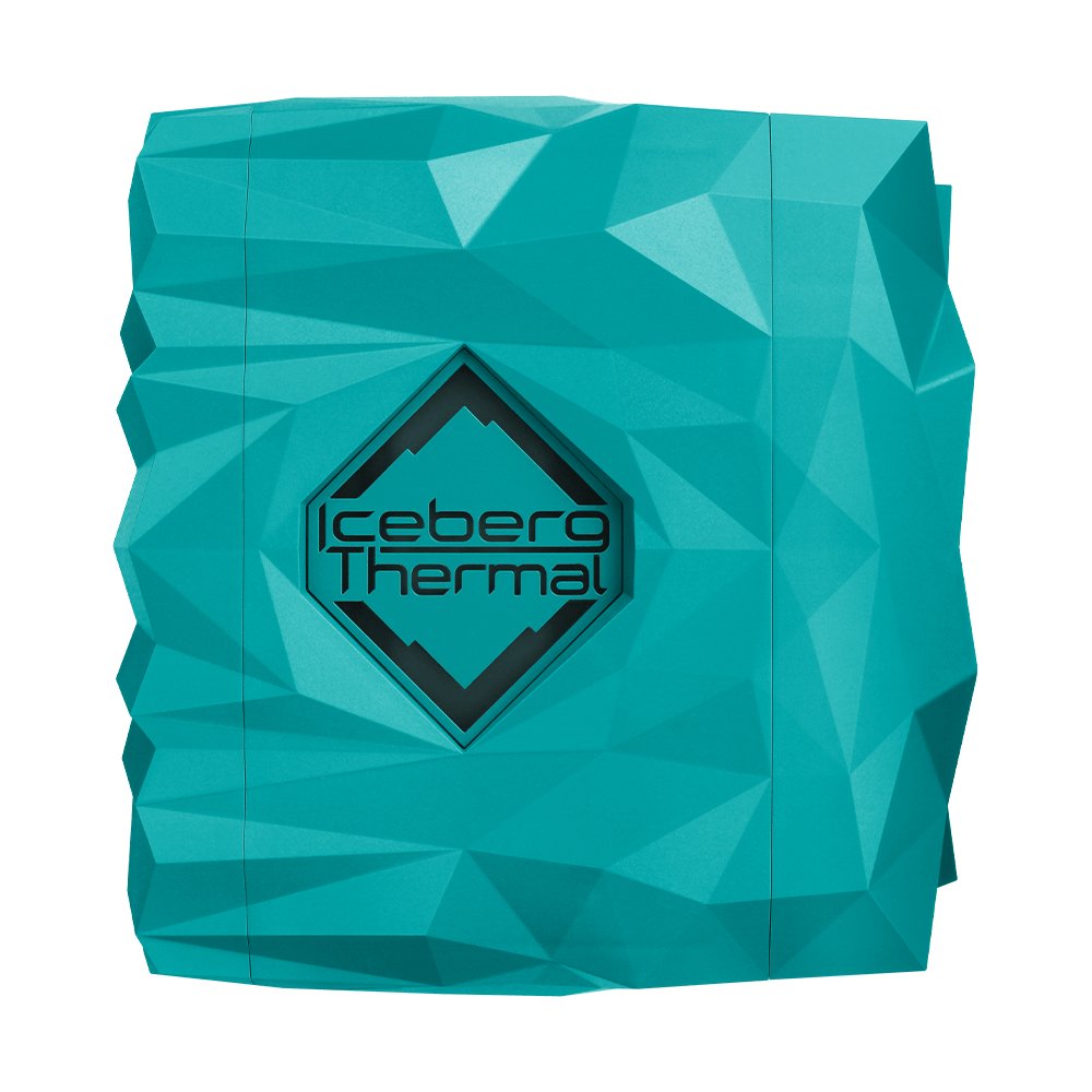 EAN 1230000071277 - Iceberg Thermal IceSLEET X7 Dual Procesador Enfriador 12 cm Verde azulado 1 pieza(s) imagen 6