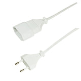 Logilink Cable De Alimentación, De Extensión 2m, Blanco
