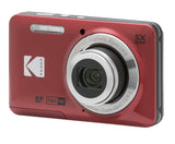 Cámara Digital Kodak Pixpro Fz55 16mp Zoom Óptico 5x Roja