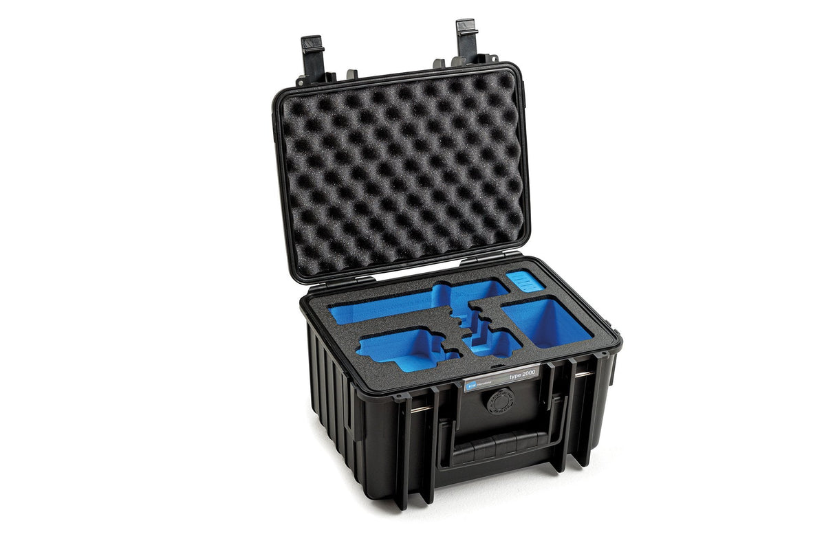 B&W Gopro Case Type 2000 B Black With Gopro 9 Inlay