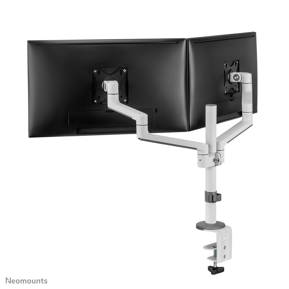 Neomounts By Newstar Soporte De Escritorio 17"-27" 2 Monitores 3gelenk Blanco Max.8kg