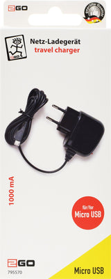 Cargador De Red 2go 100v-240v - Negro Para Micro Usb