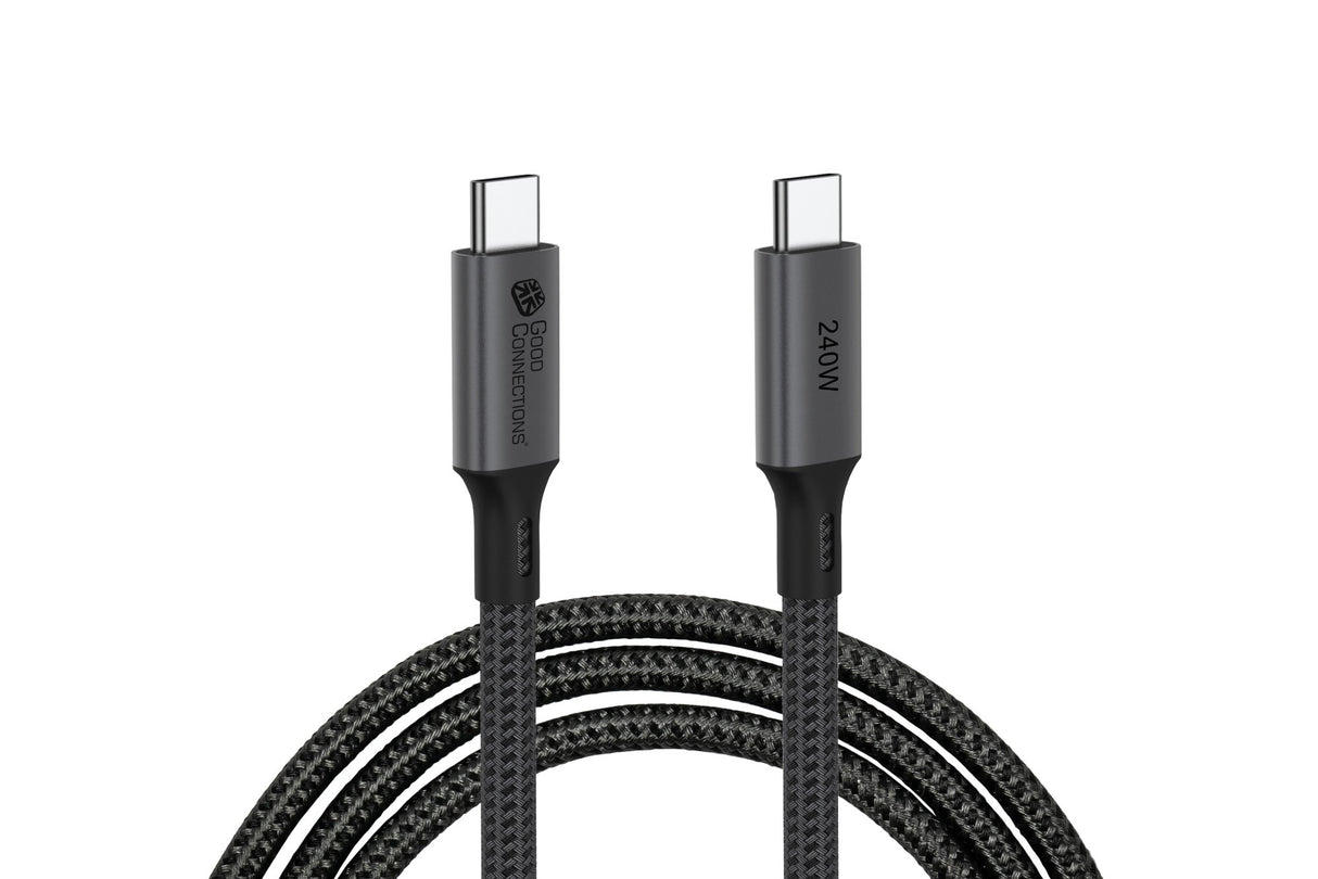 EAN 4014619881413 - Alcasa 2404-TK018A cable USB USB4 Gen 3x2 1,8 m USB C Grafito imagen 2
