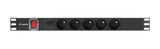 EAN 5901969441741 - Lanberg PDU-05E-0200-BK unidad de distribución de energía (PDU) 5 salidas AC 1U Negro imagen 3