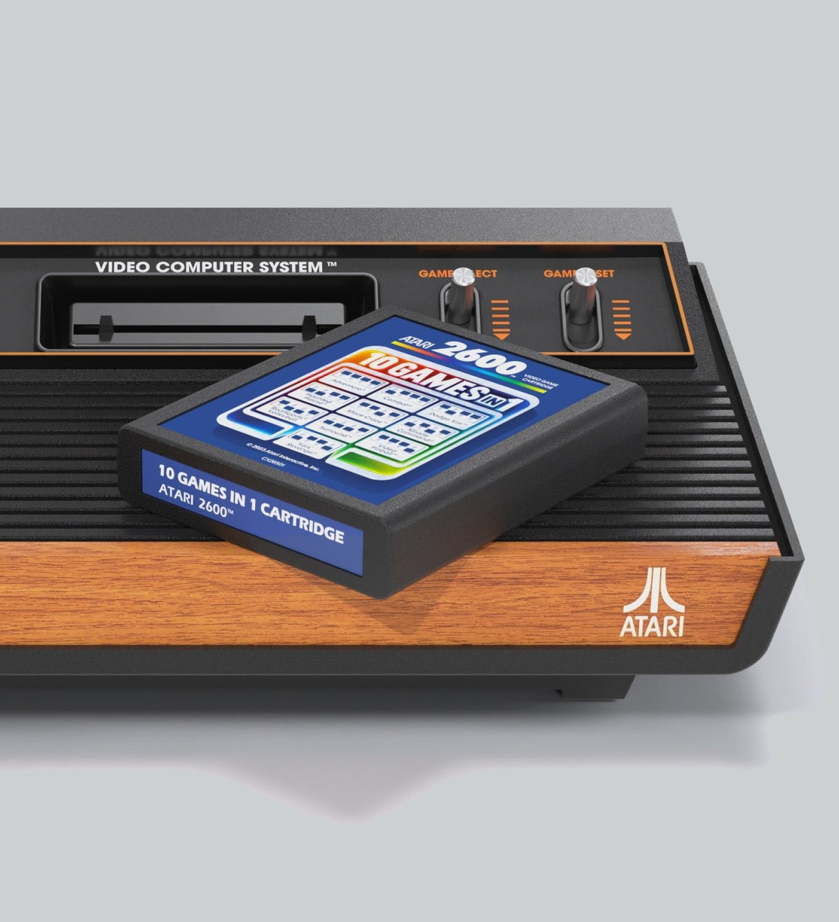 Videoconsola Retro Atari 2600+  Incl. Mando/10 Juegos/Comp.