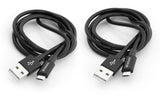 Verbatim Micro-Usb Sync- Y Cable De Carga 100 Cm Negro (2er Pack)