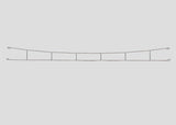 Märklin 70253 H0 Fahrdraht C-Gleis Con Bettung 5 Ud.