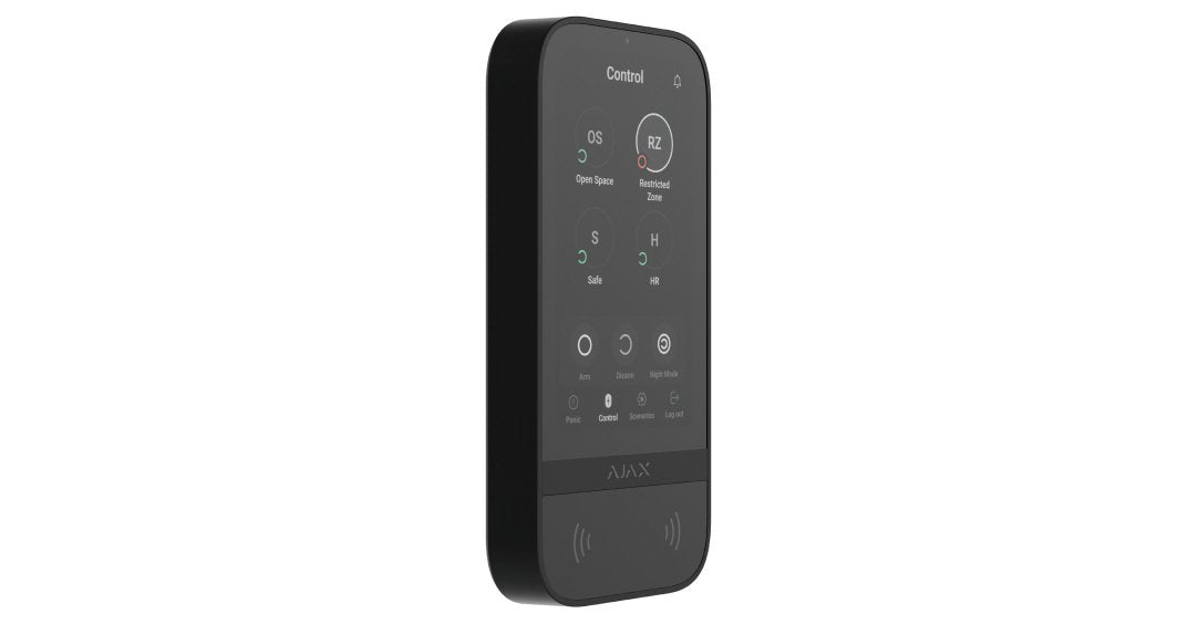 EAN 4823114039720 - Ajax KeyPad TouchScreen Teclado RF Negro imagen 1