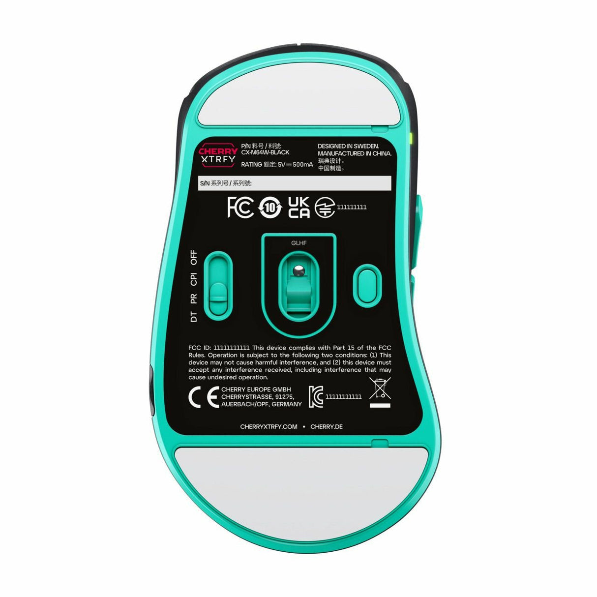 EAN 7340086914628 - CHERRY XTRFY CX-M64W-BLACK ratón Juego RF inalámbrico 26000 DPI imagen 7