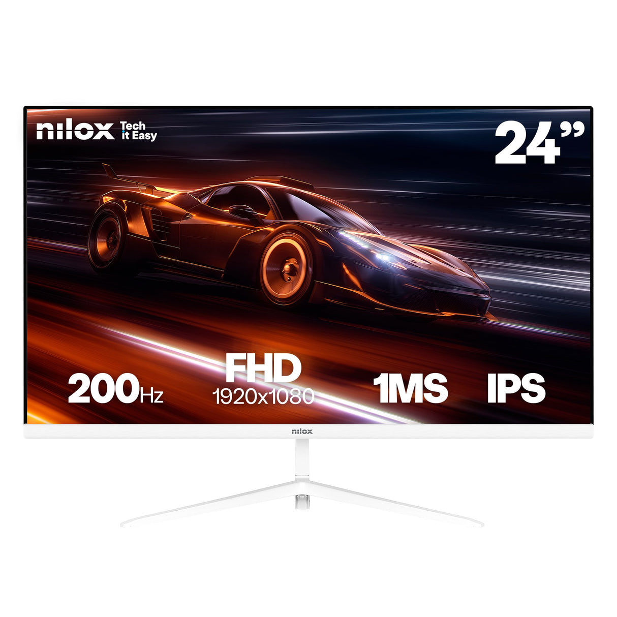 EAN 8431775036192 - Nilox MONITOR 24 IPS 200HZ 1MS HDMI Y DP pantalla para PC 60,5 cm (23.8") 1920 x 1080 Pixeles Full HD LCD imagen 1