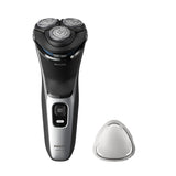 EAN 8720689018531 - Philips 3000 series S3143/00 afeitadora Máquina de afeitar de rotación Recortadora Negro, Plata imagen 2
