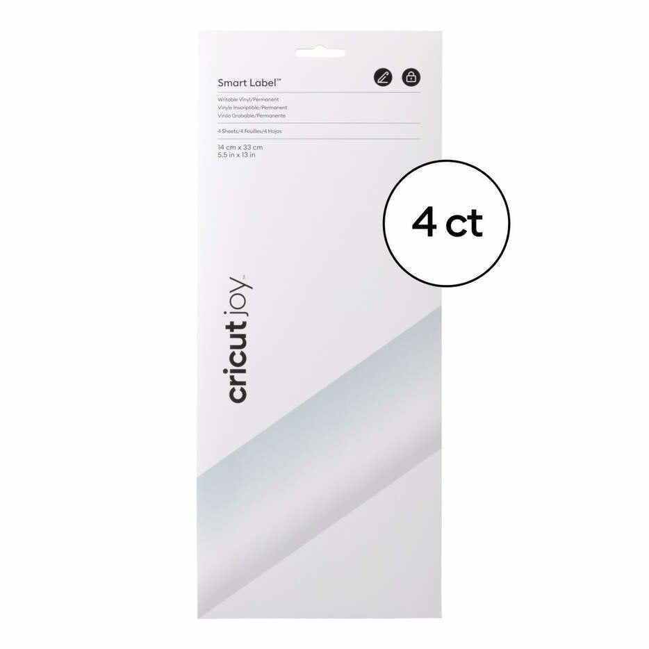 Cricut Smart Label Etiqueta Autoadhesiva Permanente Transparente 4 Pieza(S)