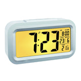 Tfa-Dostmann 60.2553.02 Despertador Reloj Despertador Digital Plata, Blanco
