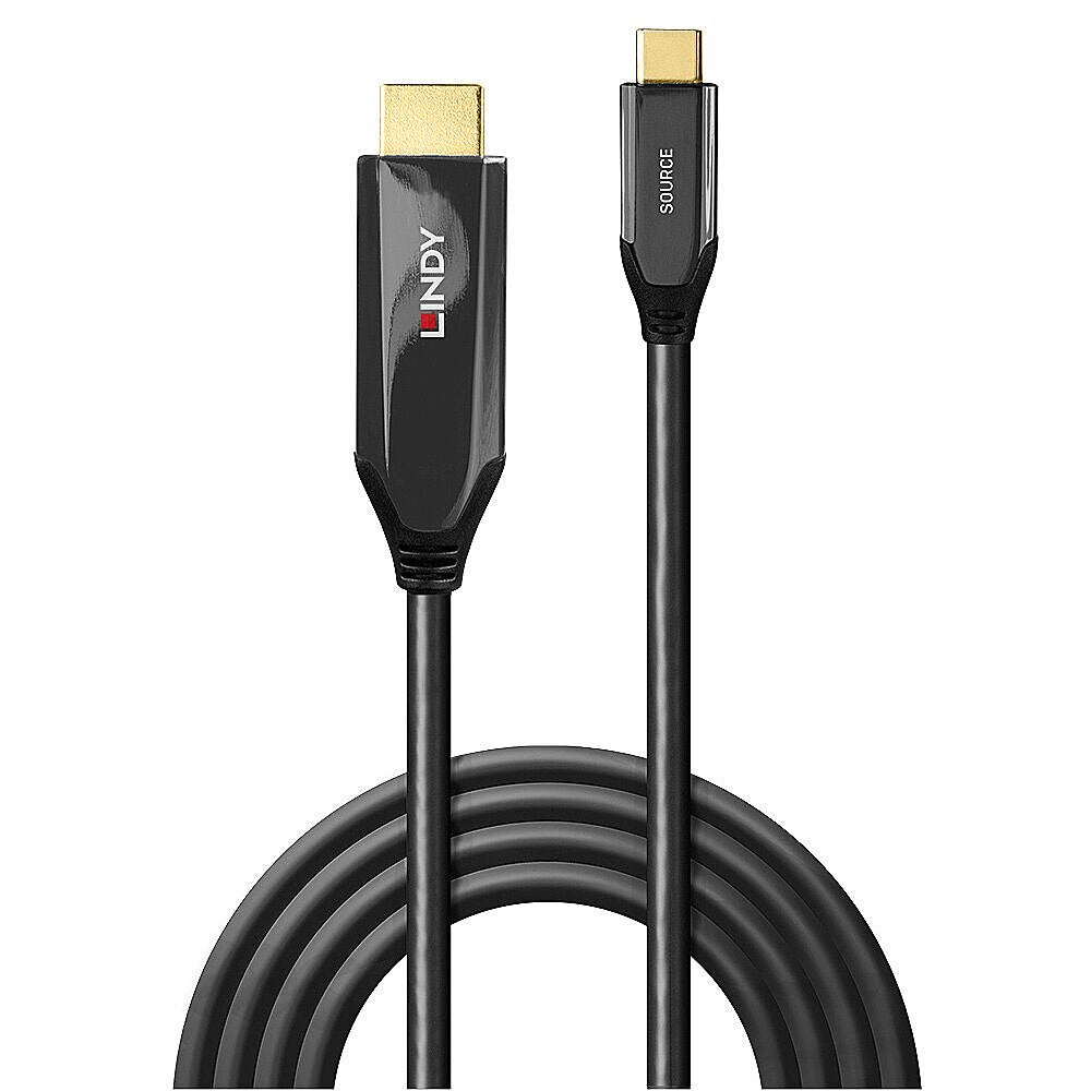 EAN 4002888433679 - Lindy 43367 adaptador de cable de vídeo 1 m USB Tipo C HDMI tipo A (Estándar) Negro imagen 2
