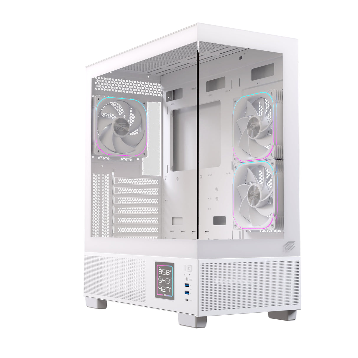 EAN 6977277360028 - Einarex EXCS-PR-51DR-W carcasa de ordenador Midi Tower Blanco imagen 1