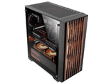 Caja Semitorre Atx Mc-Wood Negro Mars Gaming Bahías Int.:2x3'5, 3x2'5/2xusb2.0, 1xusb3.0/ Audio In-Out