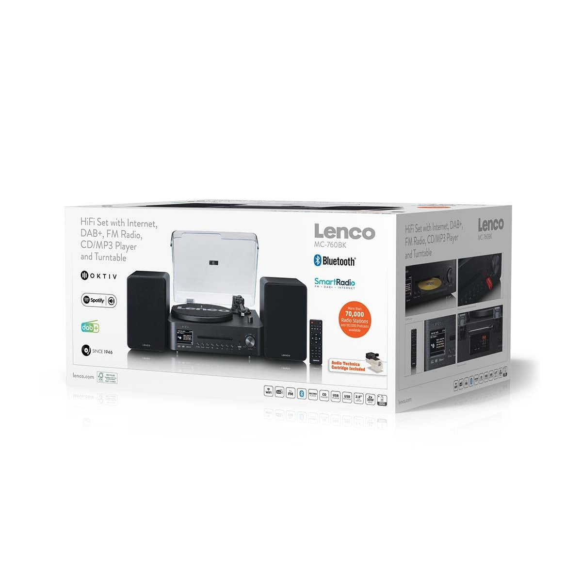 EAN 8711902093701 - Lenco MC-760BK sistema de audio para el hogar 60 W Negro imagen 12