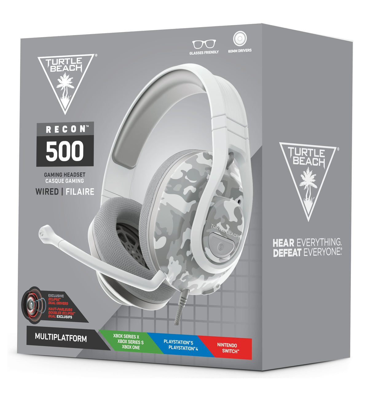 Auriculares Para Juegos Turtle Beach Recon 500 Arctic Camor