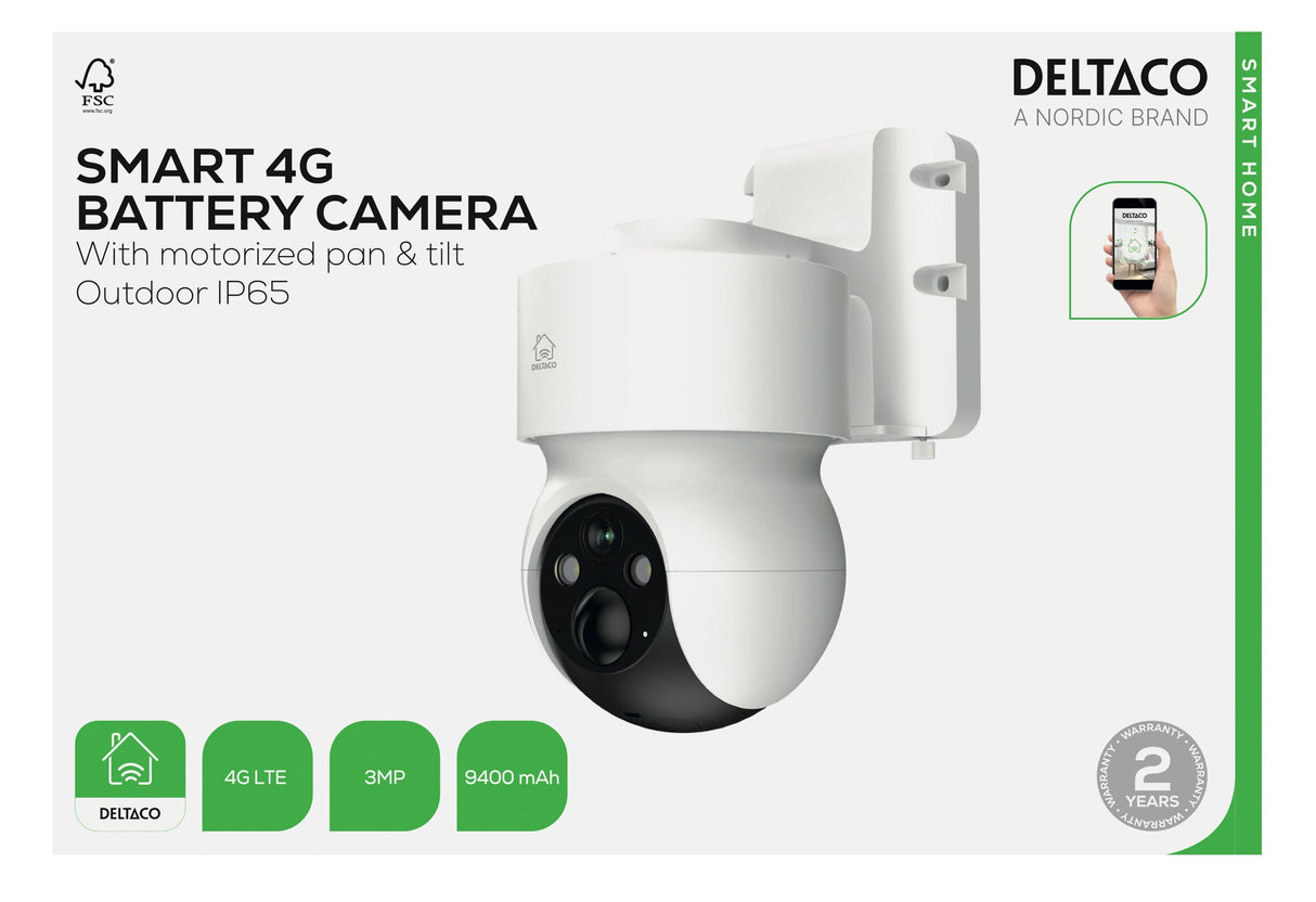Deltaco Smart Home Kamera Sh-Ipc11-4g Akku Schwenk/Neigbar
