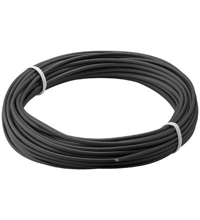 Alambre De Cobre Aislado Negro 1 Cond, 18x0,1mm 10 Metros