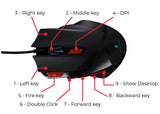 EAN 0023942488170 - SureFire 48817 ratón Juego mano derecha USB tipo A Óptico 3200 DPI imagen 7
