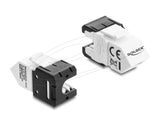 Delock Keystone Modulorj45 Hembra A Lsa Cat.6a 45° Angulare Hembra Ungeschirm