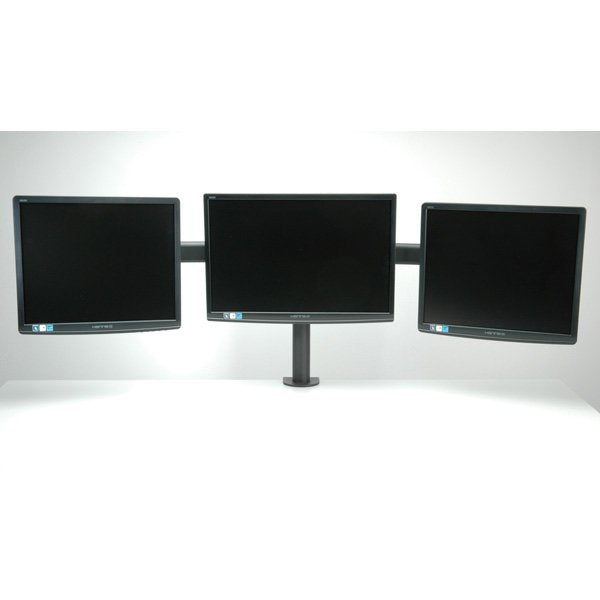 Value Lcd-Triple-Arm Trgerstange, Schwarz, Tischmontage, Bis 3x 8 Kg