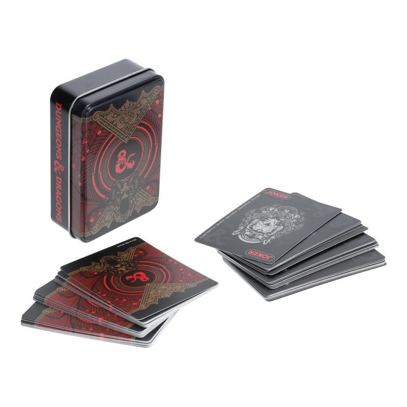 Baraja De Cartas Caja Metálica Paladone Dungeons And Dragons