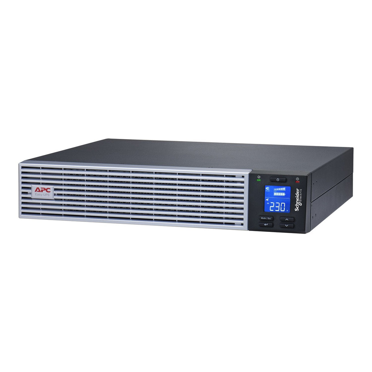 Apc Easy Ups On-Line - Usv (Rack - Montable) - Corriente Alterna 230 V - 900 Watt - 1000 Va - 1-Fásico - 1 X Batería - Lithium-Ionen - Rs-232, Usb - Conexiones De Salida: 6 - 2u - 48.3 Cm (19")