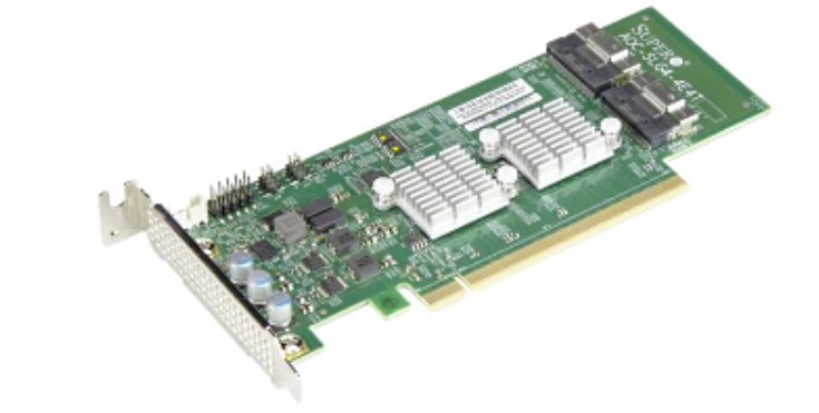 Supermicro 4-Port Nvme Ssd Low Profile Pcie 4.0 X16 Aoc-Slg4-4e4t-O