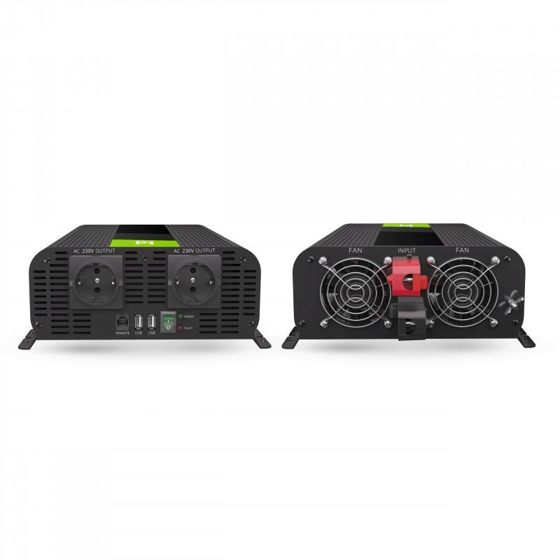 EAN 5907813963636 - Green Cell INVGC11 adaptador e inversor de corriente Auto 2000 W Negro imagen 2