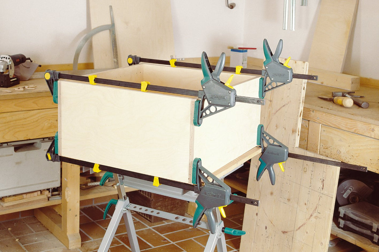 EAN 4006885303300 - wolfcraft GmbH 3033000 abrazadera Abrazadera de barra 70 cm Verde, Amarillo imagen 4