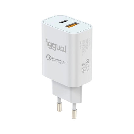 EAN 8435364317419 - iggual IGG317419 cargador de dispositivo móvil Universal Blanco Carga rápida Interior imagen 12