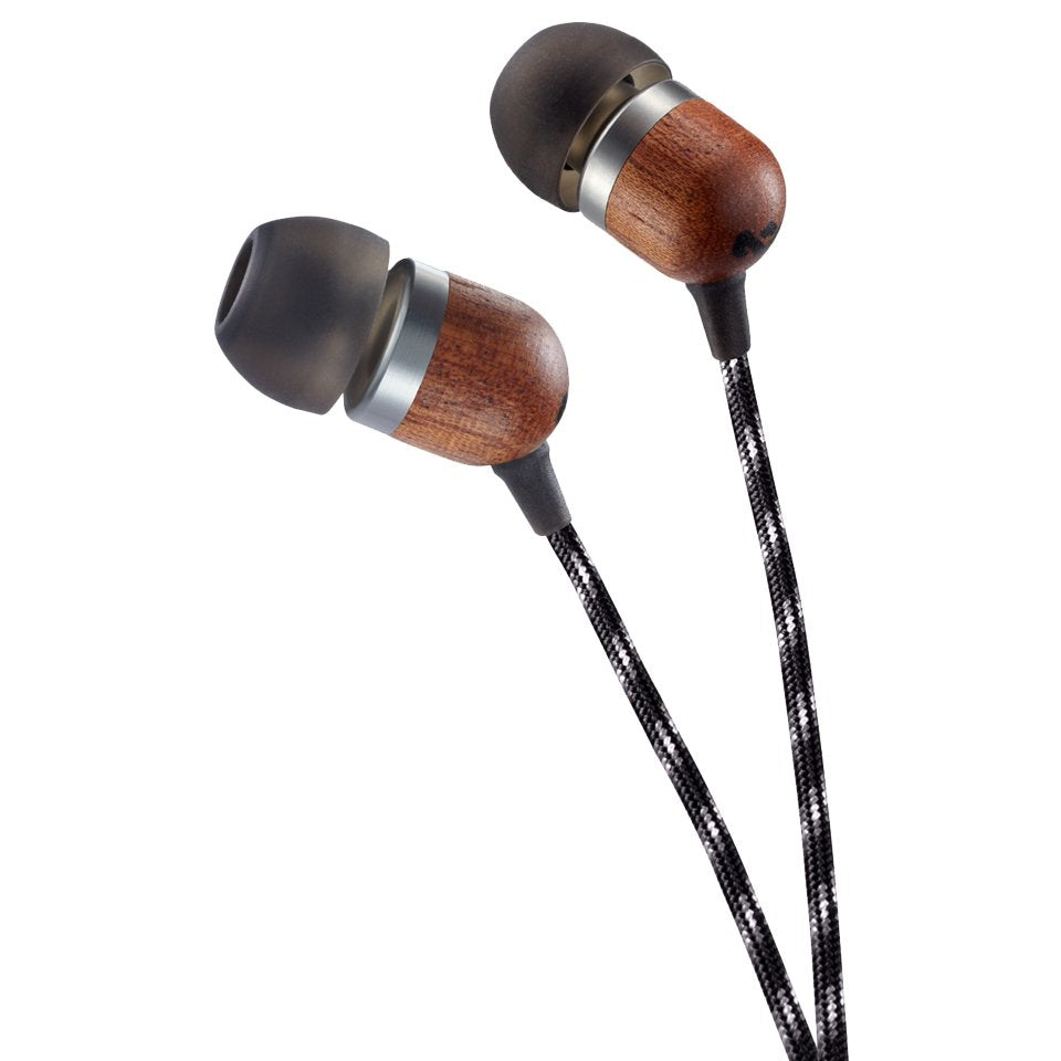 Marley Earbuds Smile Jamaica 3.5 Mm, Signature Black, Micrã³fono Incorporado
