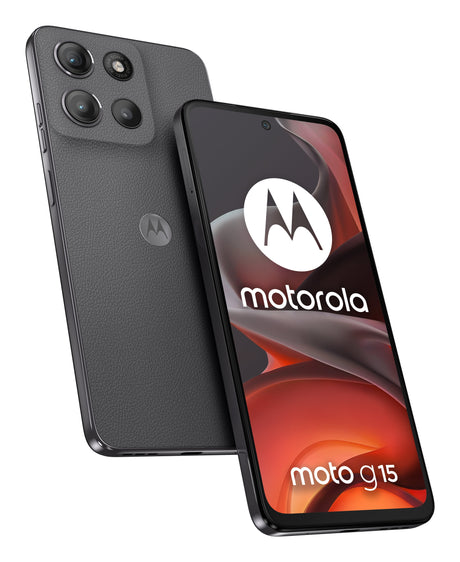 EAN 0840023289644 - Motorola moto g15 17,1 cm (6.72") SIM doble Android 15 4G USB Tipo C 8 GB 512 GB 5200 mAh Gris imagen 1