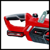 Motosierra A Batería Einhell Ge-Lc 18 Li Kit, 18volt, Motosierra Eléctrica (Rojo/Negro, Batería De Iones De Litio De 3,0 Ah) 4501760