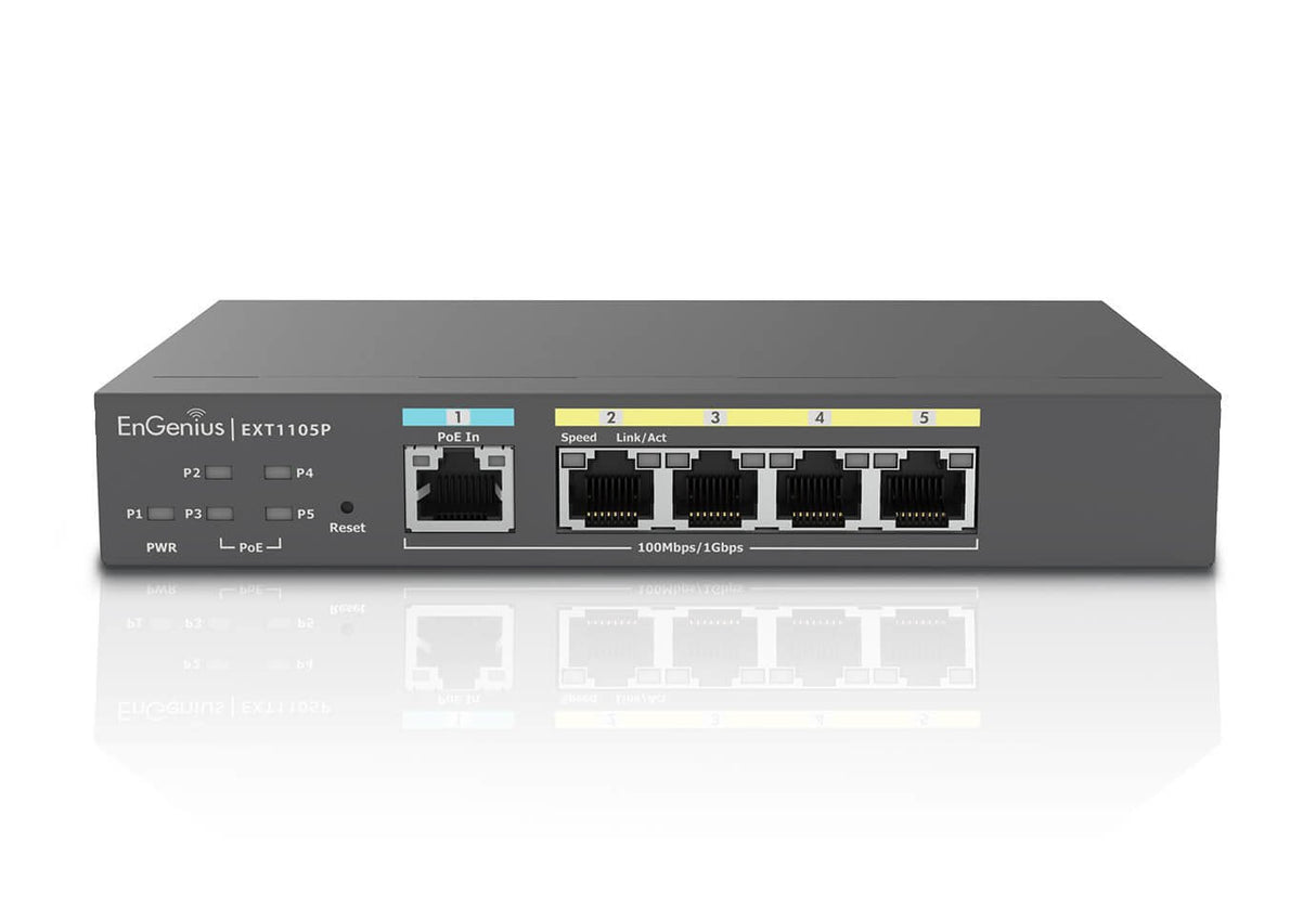Managedsmart Switch Extender5-Port Gbe -Af/At/Btdepends On Pd Port