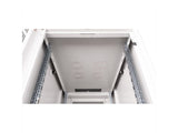 Roline 19-Zoll Serverschrank Basic 26 He, 600x1000 Bxt Perforiert Grau