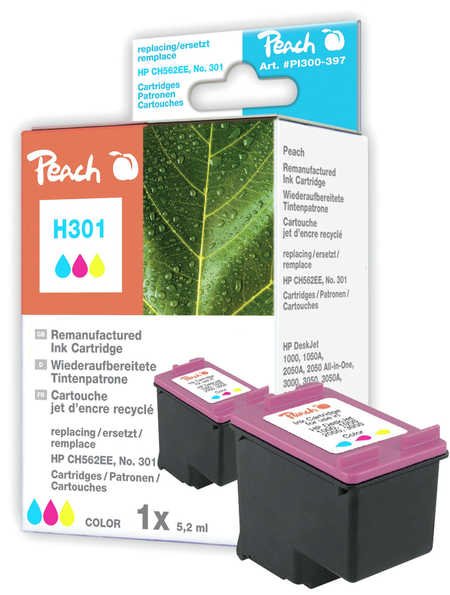Tinta Melocotón Pi300-397 Compatible Con Hp 301, Ch562ee Pi300-397