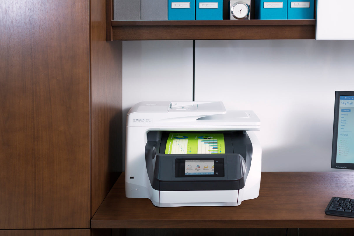 Impresora Hp Officejet Pro 8730 Multifuncion Hp Wifi Adf Usb Red