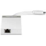 EAN 0710931180169 - Trendnet TUC-ETGH3 base para portátil y replicador de puertos USB 3.2 Gen 1 (3.1 Gen 1) Type-C Gris, Blan imagen 4