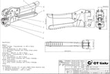 Termination Tool For Keystone Special Tool For Lt-Kss-6a & Lt-Kstv