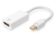 EAN 4016032427490 - Digitus AK-340416-002-W adaptador de cable de vídeo 0,2 m Mini DisplayPort HDMI tipo A (Estándar) Blanco imagen 1