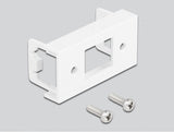 Delock Netzwerk Verlängerungscable Für Easy 45 Modul S Ftp Rj45 Stecker Zu Rj45 Buchse Cat.6a 1 M Schwarz   Weiss