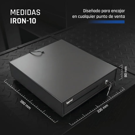 EAN 8435364316368 - iggual IRON-10 Cajón de efectivo automático y manual imagen 9