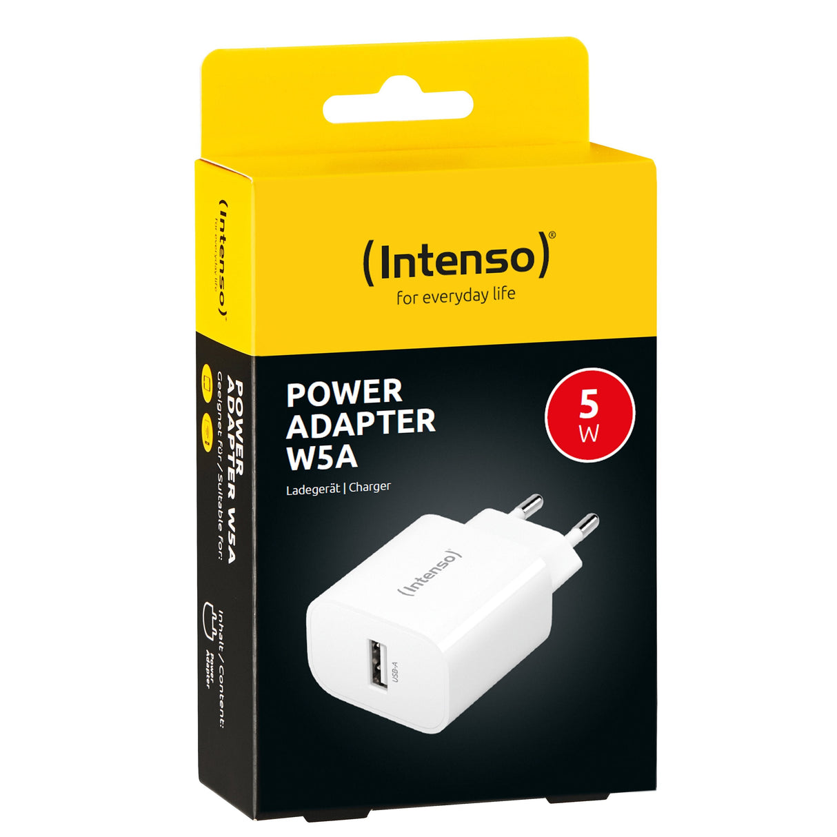 Intenso 1x Usb-A Adaptador Blanco