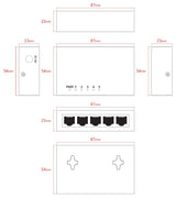 EAN 5715063808191 - Lanview LVN-DESK-5PORT-1G no categorizado imagen 2